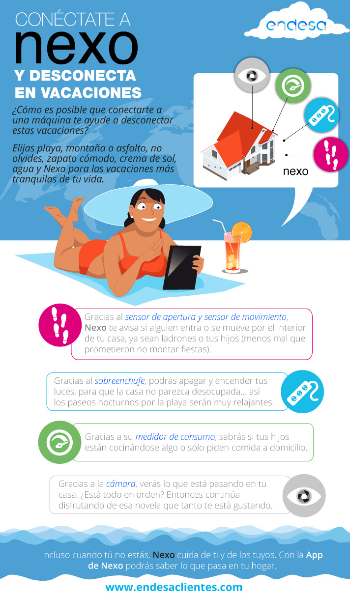  Las vacaciones más tranquilas de tu vida con Nexo 