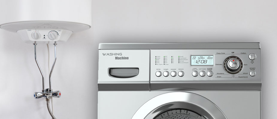 Colocar la lavadora cerca del calentador de agua te ayudará a ahorrar energía