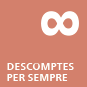 descompte per sempre