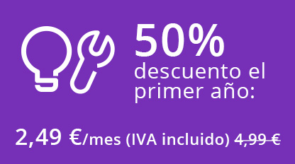 50% de descuento